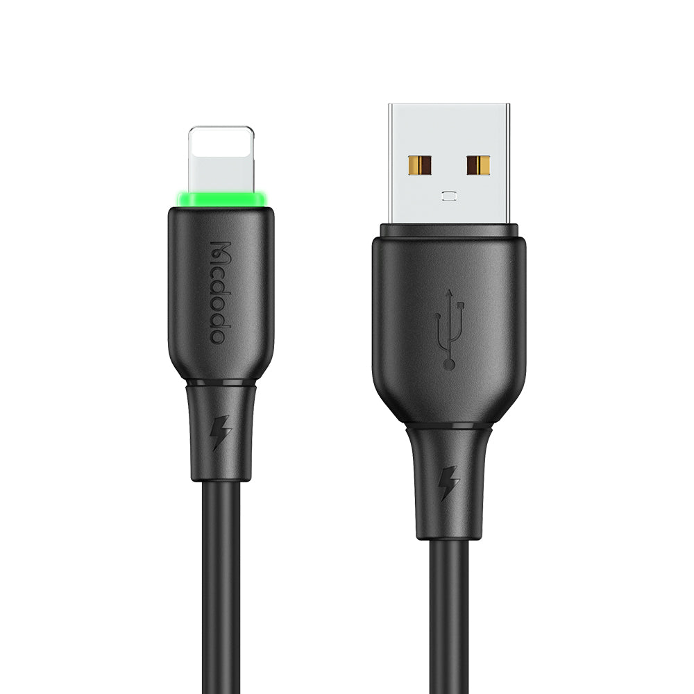 MCDODO Alpha Series CA-474 1.2m USB-A to Lightning Cable 3A Silicone Data Cord MCDODO Alpha Series CA-474 1.2m USB-A to Lightning Cable 3A Silicone Data Cord